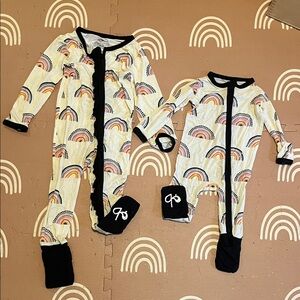 Birdie Bean Bamboo Pajamas Matching Set Bundle